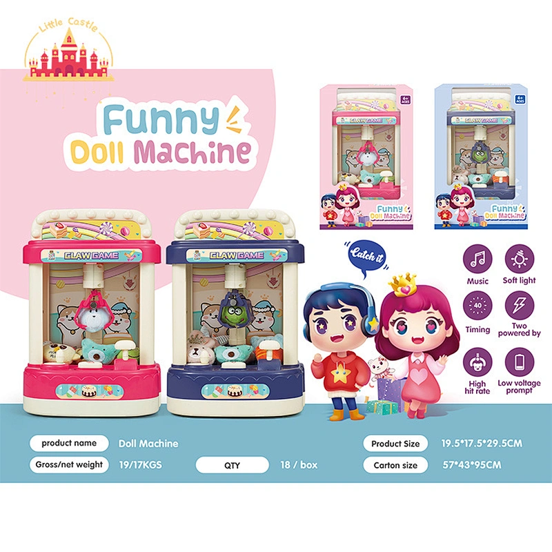 Home Toy Vending Machine Kids Children Mini Claw Machine with Dolls SL06C011